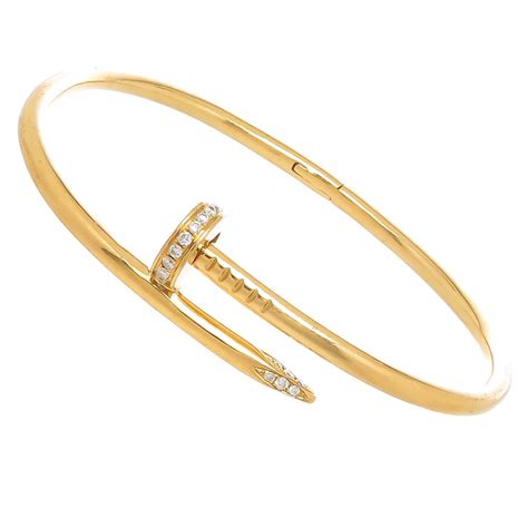 cartier nail head bracelet|authentic cartier nail bracelet.